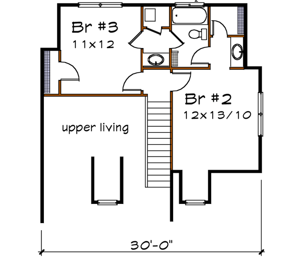 Upper/Second Floor Plan:16-224