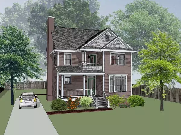 Country house plans 16-251 - front exterior, 1,843 sq ft, 3 bed, 2 bath house plans | Monster House Plans