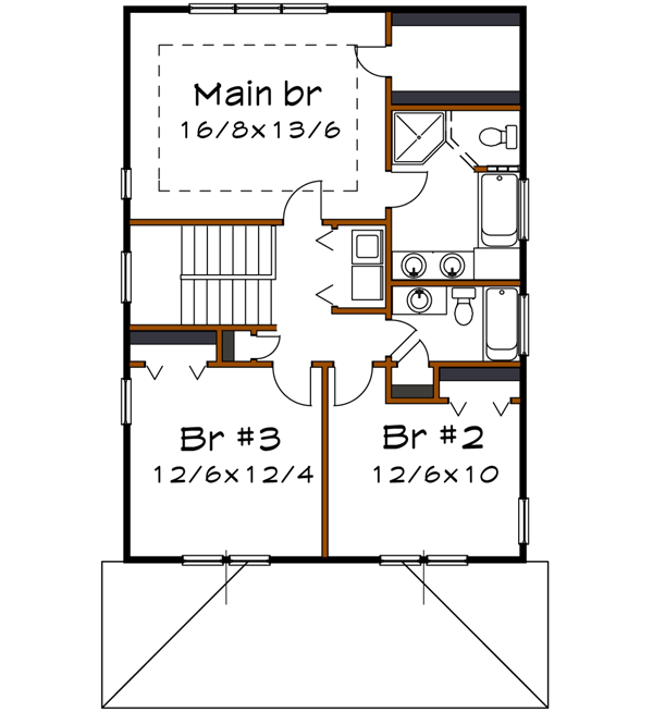 Upper/Second Floor Plan:16-252