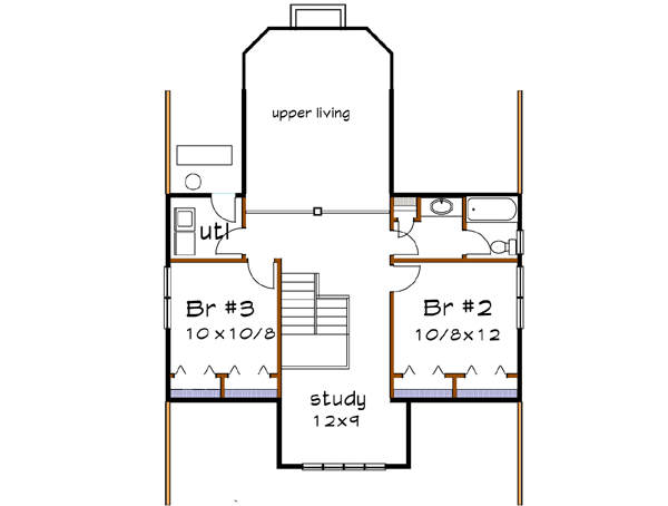 Upper/Second Floor Plan:16-258