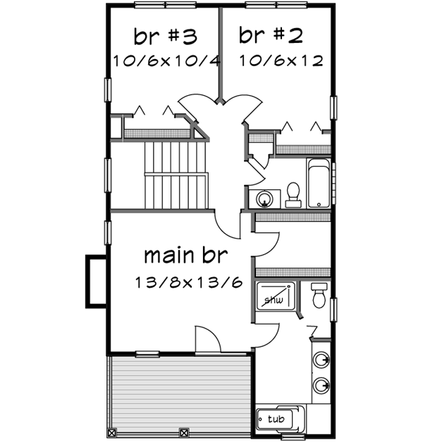 Upper/Second Floor Plan:16-294