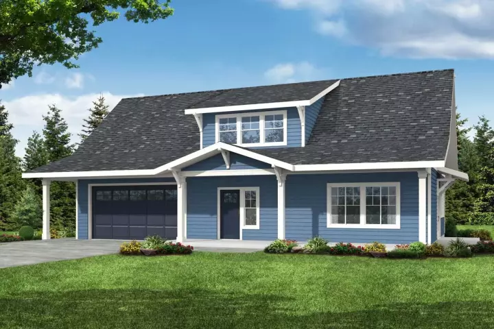 Country house plans 17-1058 - front exterior, 2,426 sq ft, 3 bed, 2 bath house plans | Monster House Plans
