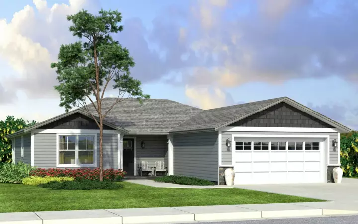 Traditional house plans 17-1092 - front exterior, 1,635 sq ft, 4 bed, 2 bath house plans | Monster House Plans