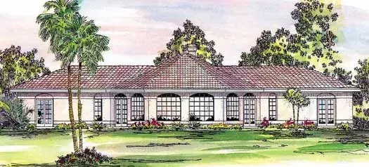 Contemporary house plans 17-284 - front exterior, 1,778 sq ft, 2 bed, 2 bath house plans | Monster House Plans