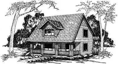 Craftsman house plans 17-359 - front exterior, 1,414 sq ft, 3 bed, 2 bath house plans | Monster House Plans