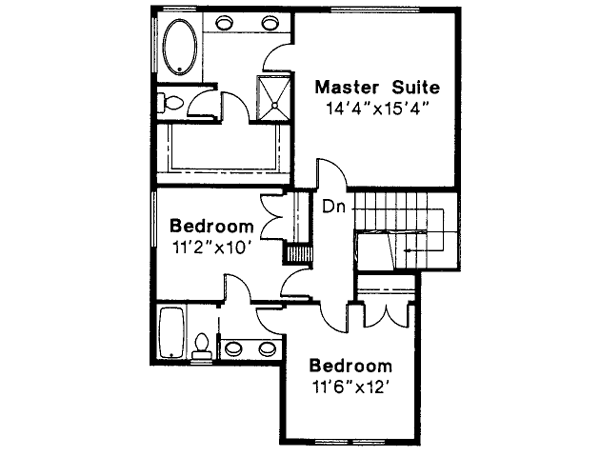 Upper/Second Floor Plan: 17-360