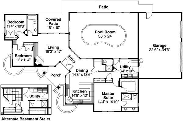 Main Floor Plan: 17-413