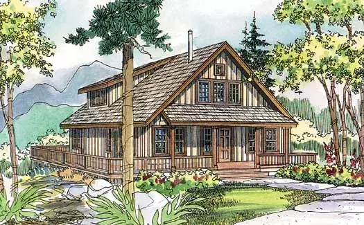 Country house plans 17-500 - front exterior, 1,749 sq ft, 3 bed, 3 bath house plans | Monster House Plans