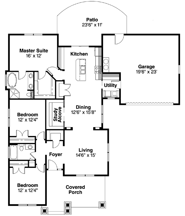 Main Floor Plan: 17-524
