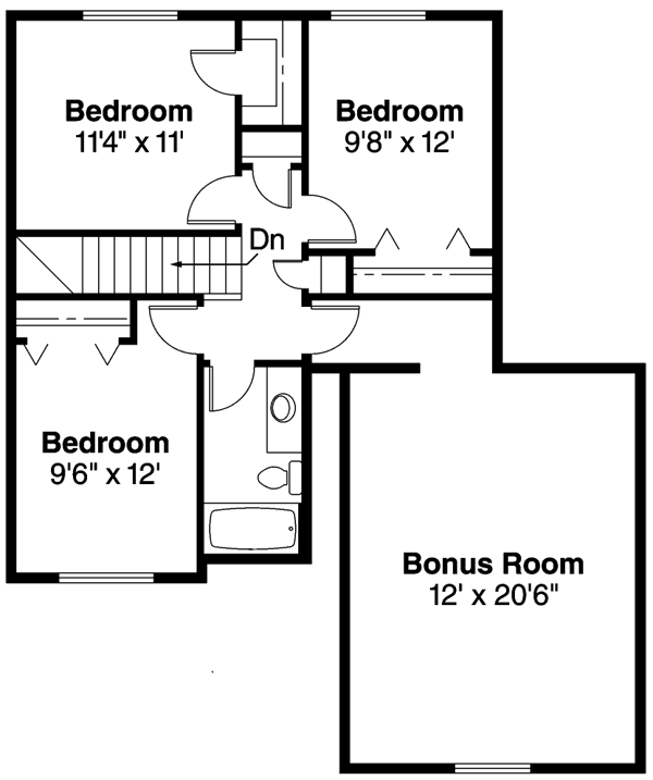 Upper/Second Floor Plan:17-566