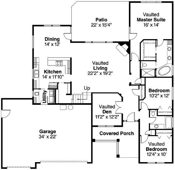 Main Floor Plan: 17-605