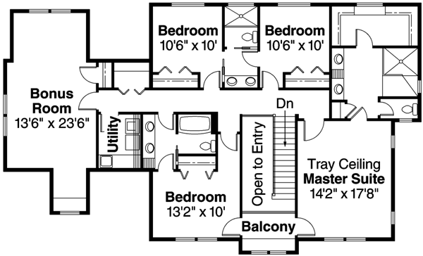 Upper/Second Floor Plan:17-618