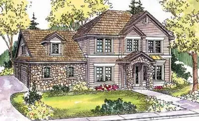 Southern house plans 17-628 - front exterior, 2,887 sq ft, 4 bed, 3 bath house plans | Monster House Plans