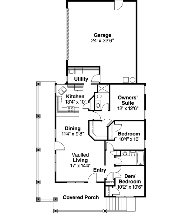 Main Floor Plan: 17-650