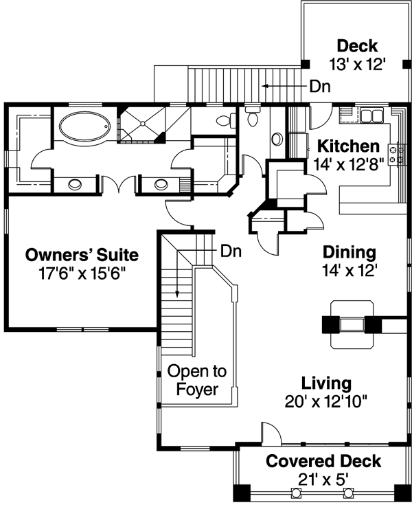 Upper/Second Floor Plan:17-652
