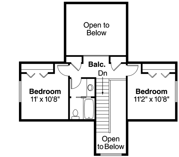 Upper/Second Floor Plan:17-679