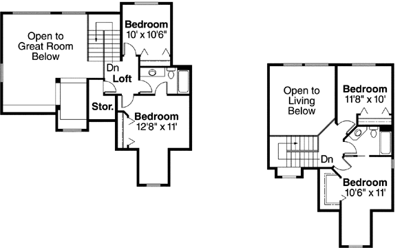 Upper/Second Floor Plan: 17-732