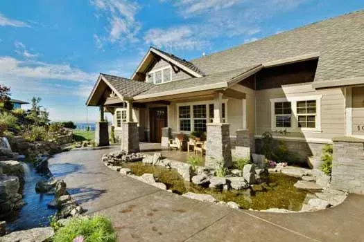 Craftsman house plans 17-788 - front exterior, 4,090 sq ft, 3 bed, 3 bath house plans | Monster House Plans
