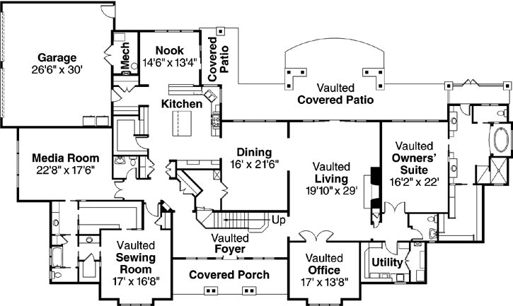 Main Floor Plan: 17-825