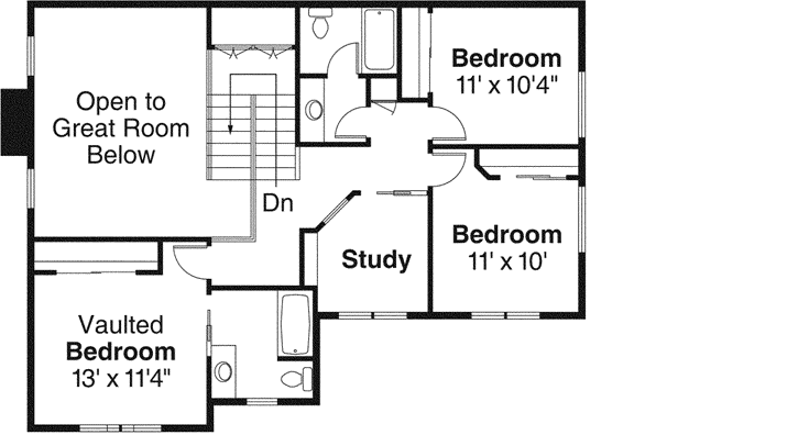 Upper/Second Floor Plan:17-846