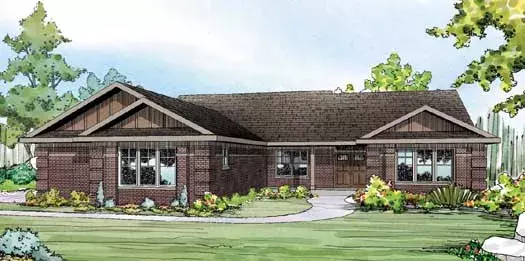 Traditional house plans 17-878 - front exterior, 2,390 sq ft, 3 bed, 3 bath house plans | Monster House Plans
