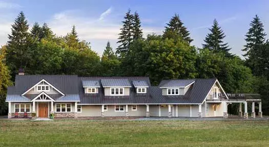 Ranch house plans 17-889 - front exterior, 3,815 sq ft, 3 bed, 2 bath house plans | Monster House Plans