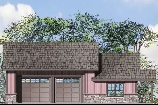 Traditional house plans 17-901 - front exterior, 1,847 sq ft, 1 bed, 1 bath house plans | Monster House Plans