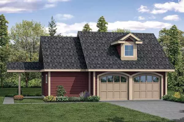 Country house plans 17-975 - front exterior, 1,276 sq ft, 0 bed, 0 bath house plans | Monster House Plans