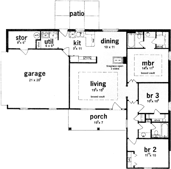 Main Floor Plan: 18-127