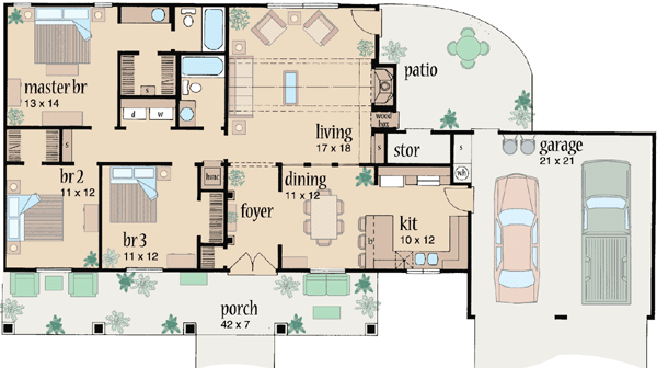 Main Floor Plan: 18-136