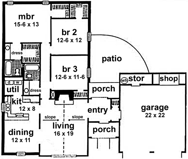 Main Floor Plan: 18-162