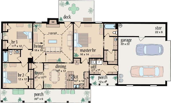 Main Floor Plan: 18-166