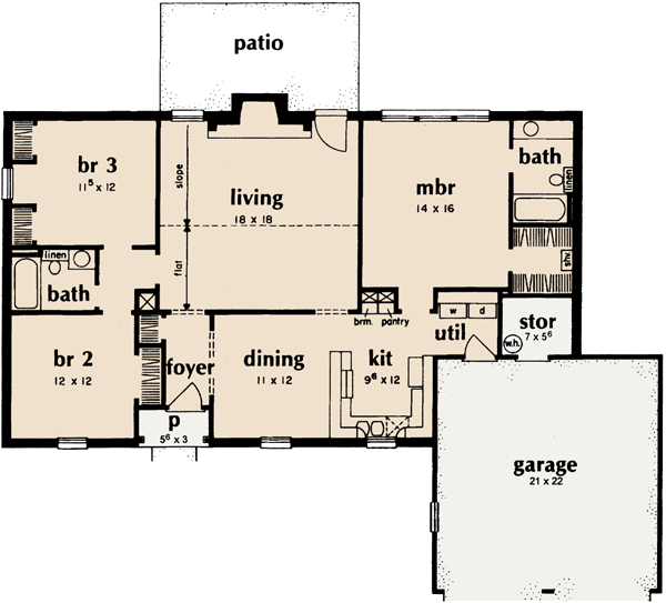 Main Floor Plan: 18-169