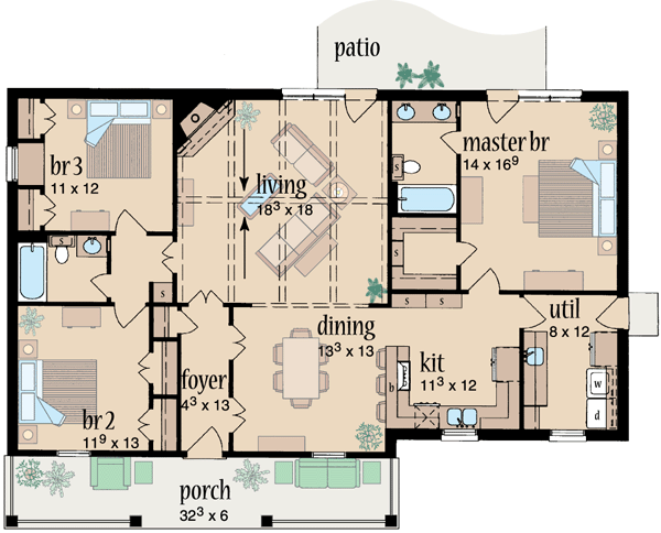 Main Floor Plan: 18-206