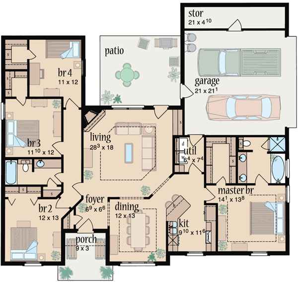 Main Floor Plan: 18-268
