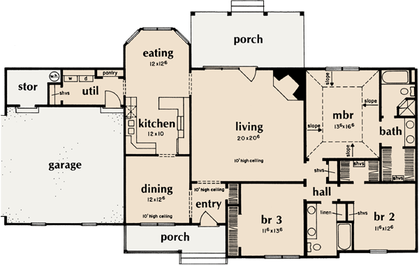 Main Floor Plan: 18-287