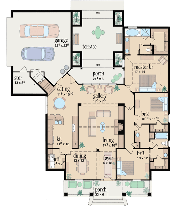 Main Floor Plan: 18-321
