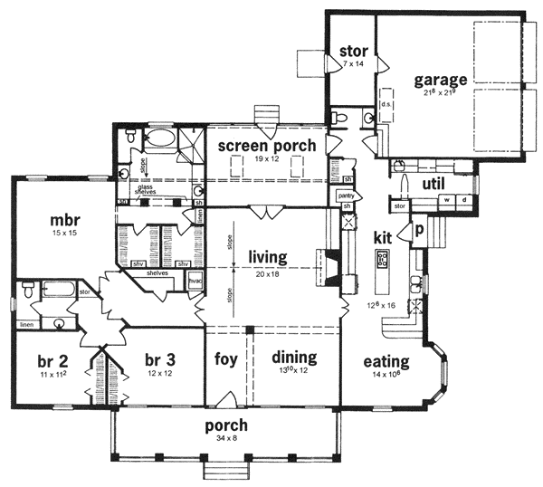 Main Floor Plan: 18-385