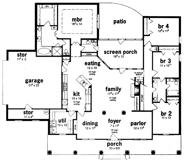 Main Floor Plan: 18-401