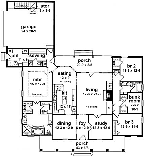 Main Floor Plan: 18-420