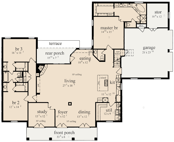 Main Floor Plan: 18-423