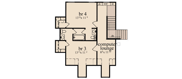 Upper/Second Floor Plan:18-462
