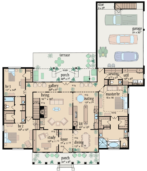 Main Floor Plan: 18-491
