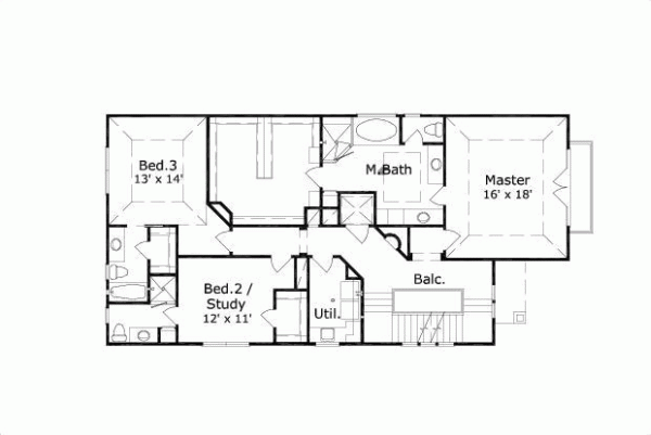 Upper/Second Floor Plan:19-1006