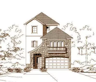 French Country house plans 19-1007 - front exterior, 3,280 sq ft, 3 bed, 4 bath house plans | Monster House Plans