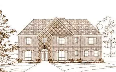Traditional house plans 19-1012 - front exterior, 4,176 sq ft, 4 bed, 3 bath house plans | Monster House Plans