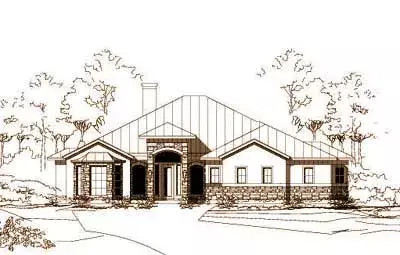 Traditional house plans 19-1013 - front exterior, 3,218 sq ft, 3 bed, 3 bath house plans | Monster House Plans