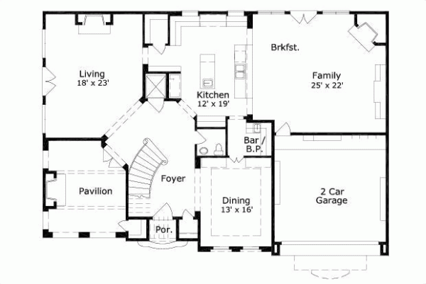 Main Floor Plan: 19-1014