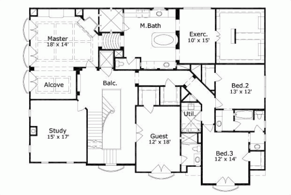 Upper/Second Floor Plan:19-1014