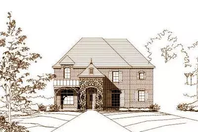 Traditional house plans 19-1023 - front exterior, 3,787 sq ft, 6 bed, 3 bath house plans | Monster House Plans